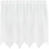 Image de vidaXL Rideau en Dentelle avec des Rideaux Blanc 80 x 150 cm Polyester, Rideaux pour Salon, rectangulaires, Modernes en Dentelle, filtrant la lumière, Panneaux de confidentialité
