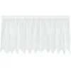 Image de vidaXL Rideau en Dentelle avec des Rideaux Blanc 80 x 300 cm Polyester, Rideaux pour Salon, rectangulaires, Modernes en Dentelle, filtrant la lumière, Panneaux de confidentialité