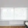 Image de vidaXL Rideau en Dentelle Floral Blanc 160 x 300 cm Polyester