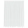 Image de vidaXL Rideau en Dentelle Floral Blanc 200 x 300 cm Polyester, Rideaux pour Salon, rectangulaires, Modernes en Dentelle, filtrant la lumière, Panneaux de confidentialité