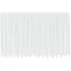 Image de vidaXL Rideau en Dentelle Floral Blanc 180 x 400 cm Polyester, Rideaux pour Salon, rectangulaires, Modernes en Dentelle, filtrant la lumière, Panneaux de confidentialité