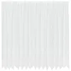 Image de vidaXL Rideau en Dentelle Floral Blanc 220 x 400 cm Polyester, Rideaux pour Salon, rectangulaires, Modernes en Dentelle, filtrant la lumière, Panneaux de confidentialité