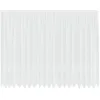Image de vidaXL Rideau en Dentelle Floral Blanc 240 x 500 cm Polyester, Rideaux pour Salon, rectangulaires, Modernes en Dentelle, filtrant la lumière, Panneaux de confidentialité