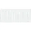 Image de vidaXL Rideau en Dentelle Floral Blanc 160 x 600 cm Polyester, Rideaux pour Salon, rectangulaires, Modernes en Dentelle, filtrant la lumière, Panneaux de confidentialité