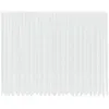 Image de vidaXL Rideau en Dentelle Floral Blanc 280 x 600 cm Polyester, Rideaux pour Salon, rectangulaires, Modernes en Dentelle, filtrant la lumière, Panneaux de confidentialité