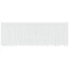 Image de vidaXL Rideau en Dentelle Floral Blanc 140 x 750 cm Polyester, Rideaux pour Salon, rectangulaires, Modernes en Dentelle, filtrant la lumière, Panneaux de confidentialité