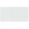 Image de vidaXL Rideau en Dentelle Floral Blanc 280 x 900 cm Polyester, Rideaux pour Salon, rectangulaires, Modernes en Dentelle, filtrant la lumière, Panneaux de confidentialité