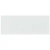 Image de vidaXL Rideau en Dentelle Floral Blanc 260 x 1200 cm Polyester, Rideaux pour Salon, rectangulaires, Modernes en Dentelle, filtrant la lumière, Panneaux de confidentialité