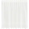 Image de vidaXL Rideau en Dentelle Floral Blanc 100 x 150 cm Polyester, Rideaux en Dentelle légers, Modernes, occultants, pour Vie et Bureau, déco stylée et Intime