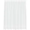 Image de vidaXL Rideau en Dentelle Floral Blanc 140 x 200 cm Polyester, Rideaux pour Salon, rectangulaires, Modernes en Dentelle, filtrant la lumière, Panneaux de confidentialité