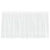 Image de vidaXL Rideau en Dentelle Floral Blanc 120 x 300 cm Polyester, Rideaux pour Salon, rectangulaires, Modernes en Dentelle, filtrant la lumière, Panneaux de confidentialité