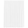 Image de vidaXL Rideau en Dentelle Floral Blanc 200 x 300 cm Polyester, Rideaux pour Salon, rectangulaires, Modernes en Dentelle, filtrant la lumière, Panneaux de confidentialité