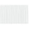 Image de vidaXL Rideau en Dentelle Floral Blanc 140 x 400 cm Polyester, Rideaux pour Salon, rectangulaires, Modernes en Dentelle, filtrant la lumière, Panneaux de confidentialité