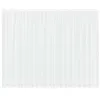 Image de vidaXL Rideau en Dentelle Floral Blanc 245 x 500 cm Polyester, Rideaux pour Salon, rectangulaires, Modernes en Dentelle, filtrant la lumière, Panneaux de confidentialité
