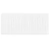 Image de vidaXL Rideau en Dentelle Floral Blanc 140 x 600 cm Polyester, Rideaux pour Salon, rectangulaires, Modernes en Dentelle, filtrant la lumière, Panneaux de confidentialité