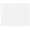 Image de vidaXL Rideau en Dentelle Floral Blanc 260 x 600 cm Polyester, Rideaux pour Salon, rectangulaires, Modernes en Dentelle, filtrant la lumière, Panneaux de confidentialité