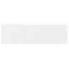 Image de vidaXL Rideau en Dentelle Floral Blanc 180 x 900 cm Polyester, Rideaux pour Salon, rectangulaires, Modernes en Dentelle, filtrant la lumière, Panneaux de confidentialité