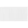 Image de vidaXL Rideau en Dentelle Floral Blanc 260 x 900 cm Polyester, Rideaux pour Salon, rectangulaires, Modernes en Dentelle, filtrant la lumière, Panneaux de confidentialité