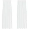 Image de vidaXL Rideau en Voile 2 pc Blanc 245 x 140 cm Polyester