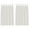 Image de vidaXL Rideau en Voile 2 pcs Crème 175 x 140 cm Polyester, Rideaux élégants pour Salon, Voilage Durable, Habillage Lumineux, déco Moderne pour la Maison