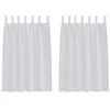 Image de vidaXL Rideau en Voile 2 pcs Gris Clair 140 x 140 cm Polyester, Rideaux élégants pour Salon, Voilage Durable, Habillage Lumineux, déco Moderne pour la Maison