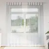 Image de vidaXL Rideau en Voile 2 pcs Gris foncé 245 x 140 cm Polyester