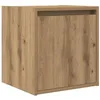 Image de vidaXL Table de Chevet Murale chêne Artisanal 38x34x40 cm, Table de Chevet, Armoire de lit, Table d'appoint de Chambre, Table de Nuit, Table de lit