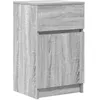 Image de vidaXL Table de Chevet Sonoma Gris 39x35x65 cm Bois d’ingénierie, Meuble de Chevet, Table d'appoint, Armoire de lit, Armoire de Chevet, Table de Nuit