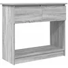 Image de vidaXL Table Console avec tiroirs Sonoma Gris 85,5x38,5x74,5 cm, Table d'entrée, Table Console de Couloir, Support de Couloir, Table de Couloir