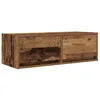 Image de vidaXL Meuble TV Vieux Bois 80x31x25,5 cm Bois d'ingénierie, Banc TV, Meuble HiFi, Centre de Divertissement, Buffet TV, Meuble multimédia, Console TV