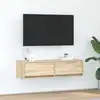 Image de vidaXL Meuble TV Chêne sonoma 100 x 31 x 25.5 cm Bois d'ingénierie