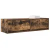 Image de vidaXL Meuble TV Chêne fumé 100 x 31 x 25.5 cm Bois d'ingénierie, Solutions de Rangement pour Salon, Meuble TV Moderne, unités murales, étagères Pratiques, organisateurs élégants pour la Maison