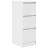 Image de vidaXL Buffet Blanc 29,5x34x76 cm Bois d'ingénierie