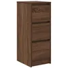 Image de vidaXL Buffet chêne Marron 29,5x34x76 cm Bois d'ingénierie