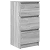 Image de vidaXL Buffet Sonoma Gris 37,5x35x76 cm Bois d'ingénierie