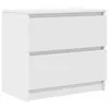 Image de vidaXL Meuble TV Blanc 60x35x54 cm Bois d'ingénierie, Support TV, Meuble HiFi, Centre de Divertissement, Buffet TV, Meuble multimédia, Console TV