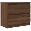Image de vidaXL Meuble TV chêne Marron 60x35x54 cm Bois d'ingénierie, Support TV, Meuble HiFi, Centre de Divertissement, Buffet TV, Meuble multimédia