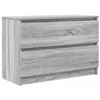Image de vidaXL Meuble TV Sonoma Gris 80x35x54 cm Bois d'ingénierie, Banc TV, Meuble HiFi, Centre de Divertissement, Buffet TV, Meuble multimédia, Console TV