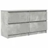 Image de vidaXL Meuble TV Gris béton 100x35x54 cm Bois d'ingénierie, Banc TV, Meuble HiFi, Centre de Divertissement, Buffet TV, Meuble multimédia, Console TV
