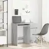 Image de vidaXL Bureau sonoma gris 86x49x76 cm bois d'ingénierie