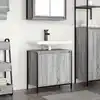 Image de vidaXL Meuble de salle de bain avec lavabo 60x34,5x60 cm