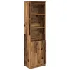 Image de vidaXL Buffet Haut Vieux Bois 50x35x180 cm Bois d'ingénierie, Armoire, Armoire latérale, Armoire de Rangement Haute, Armoire de Rangement