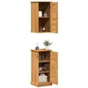 Image de vidaXL Ensemble de mobilier de Salle de Bain avec étagère Vigo 2 pcs, Meuble de Salle de Bain Rustique, Armoire en Bois, étagère Vintage, Solution Gain de Place, pièces décoratives