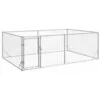 Image de vidaXL Niche d'extérieur pour Chien avec Porte, 3 x 2 x 1 m, Acier galvanisé