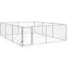 Image de vidaXL Niche d'extérieur pour Chien avec Porte, 3 x 4 x 1 m, Acier galvanisé
