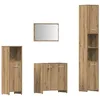 Image de vidaXL Ensemble de Meubles Salle de Bain 4 pcs Bois d'ingénierie