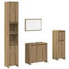 Image de Ensemble de meubles salle de bain 4 pcs bois d ingénierie