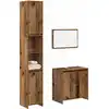 Image de vidaXL Ensemble de meubles salle de bain 3 pcs bois d'ingénierie