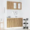 Image de vidaXL Ensemble de 4 meubles de cuisine "Lyon" en chêne artisanal