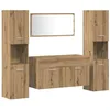 Image de Ensemble de meubles salle de bain 4 pcs bois d ingénierie